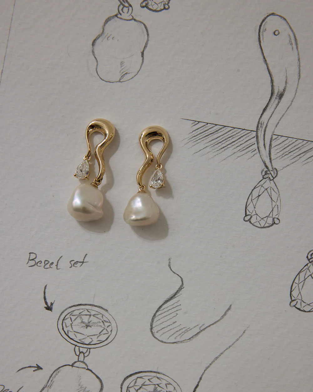 Adele Sculptural Earrings - Image 5