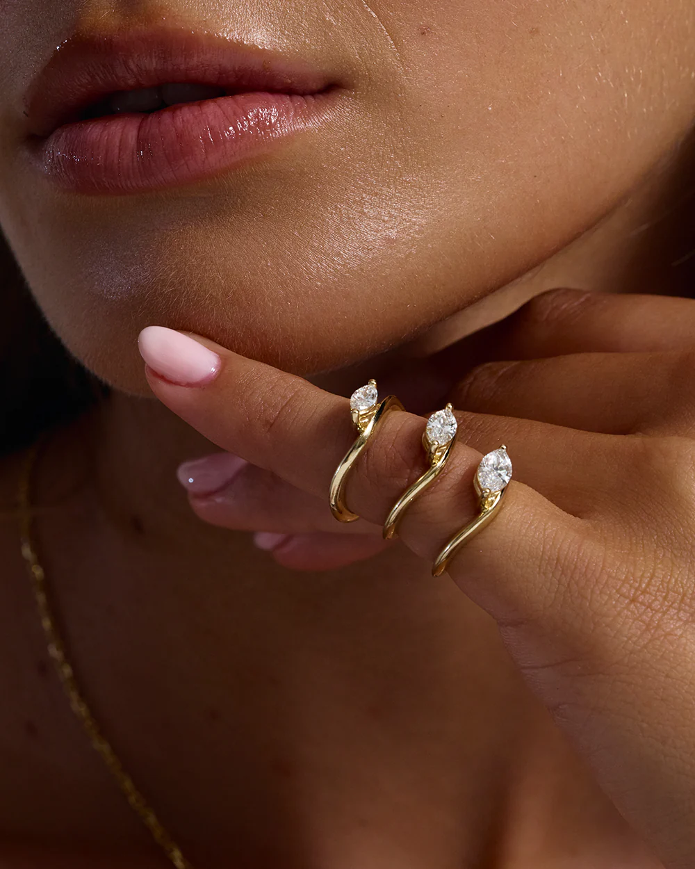 Astra Marquise Pinky Ring - Ready in 7 Days - Image 8