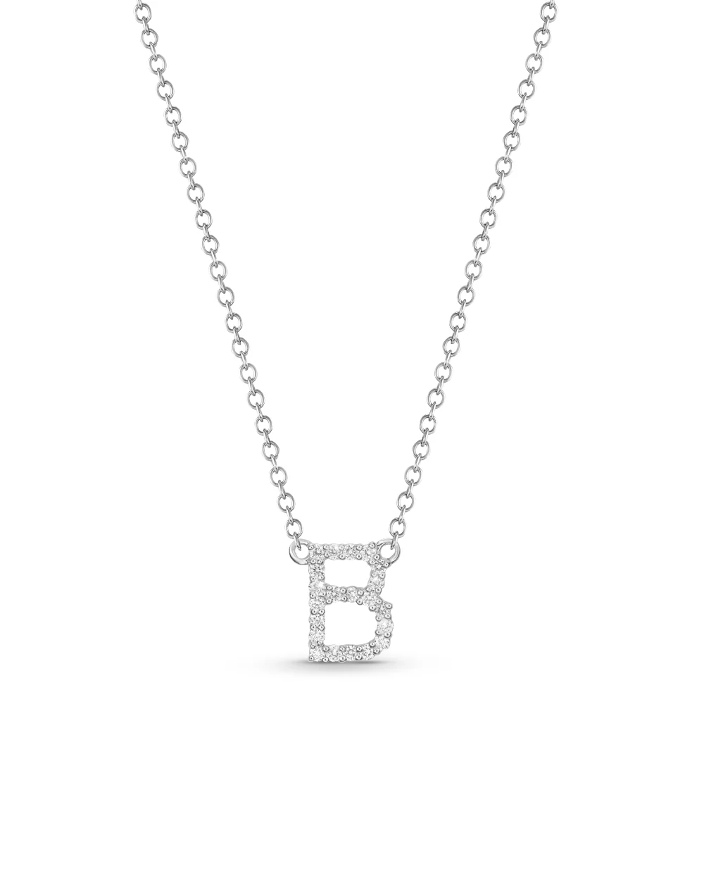 Diamond Initial Necklace - Image 14