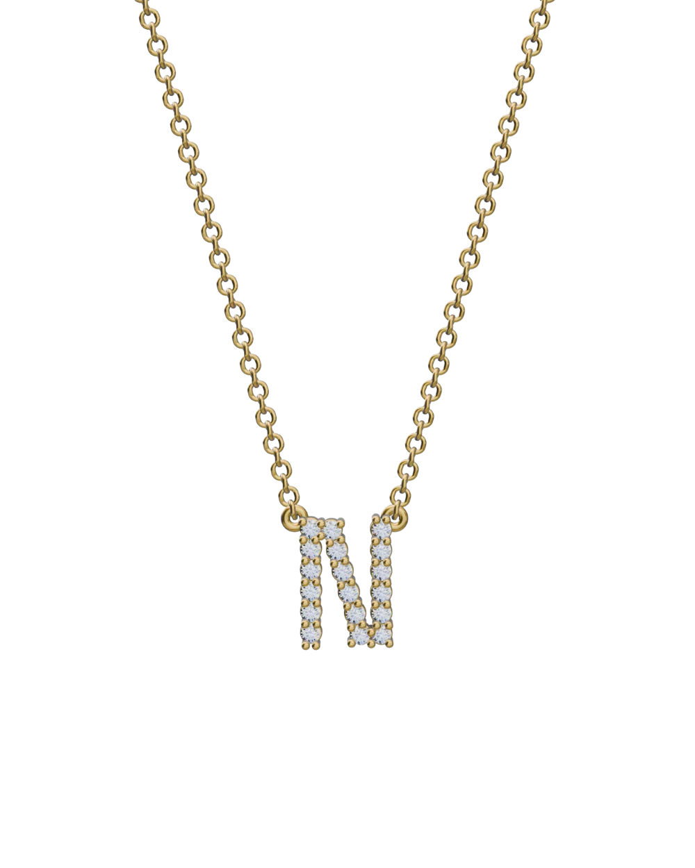 Diamond Initial Necklace - Image 27