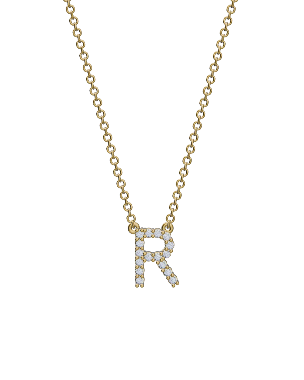 Diamond Initial Necklace - Image 31