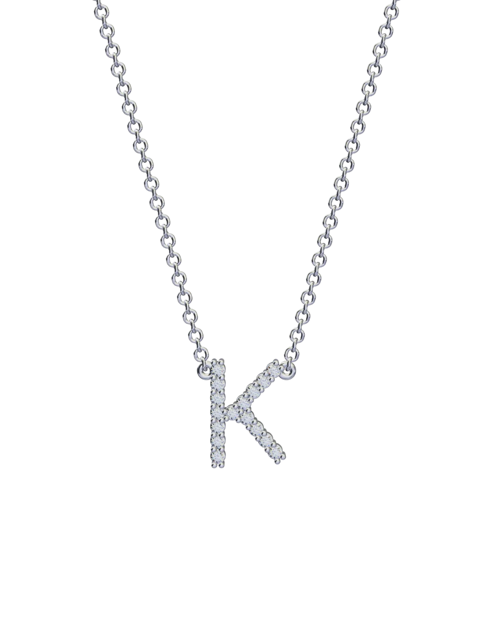 Diamond Initial Necklace - Image 50