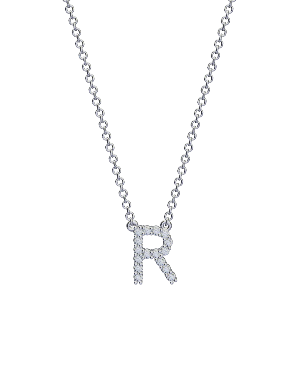 Diamond Initial Necklace - Image 57