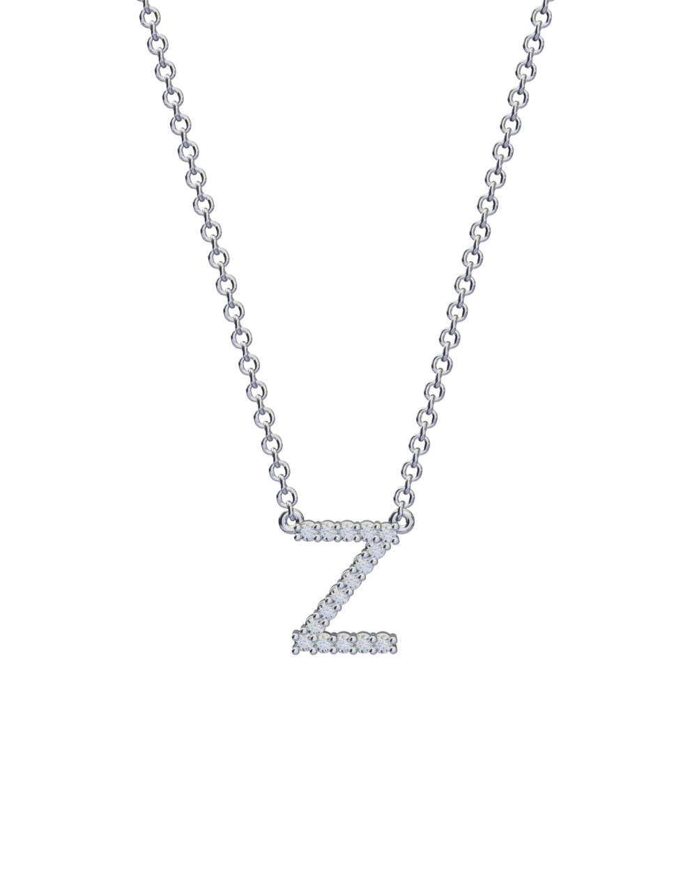 Diamond Initial Necklace - Image 65