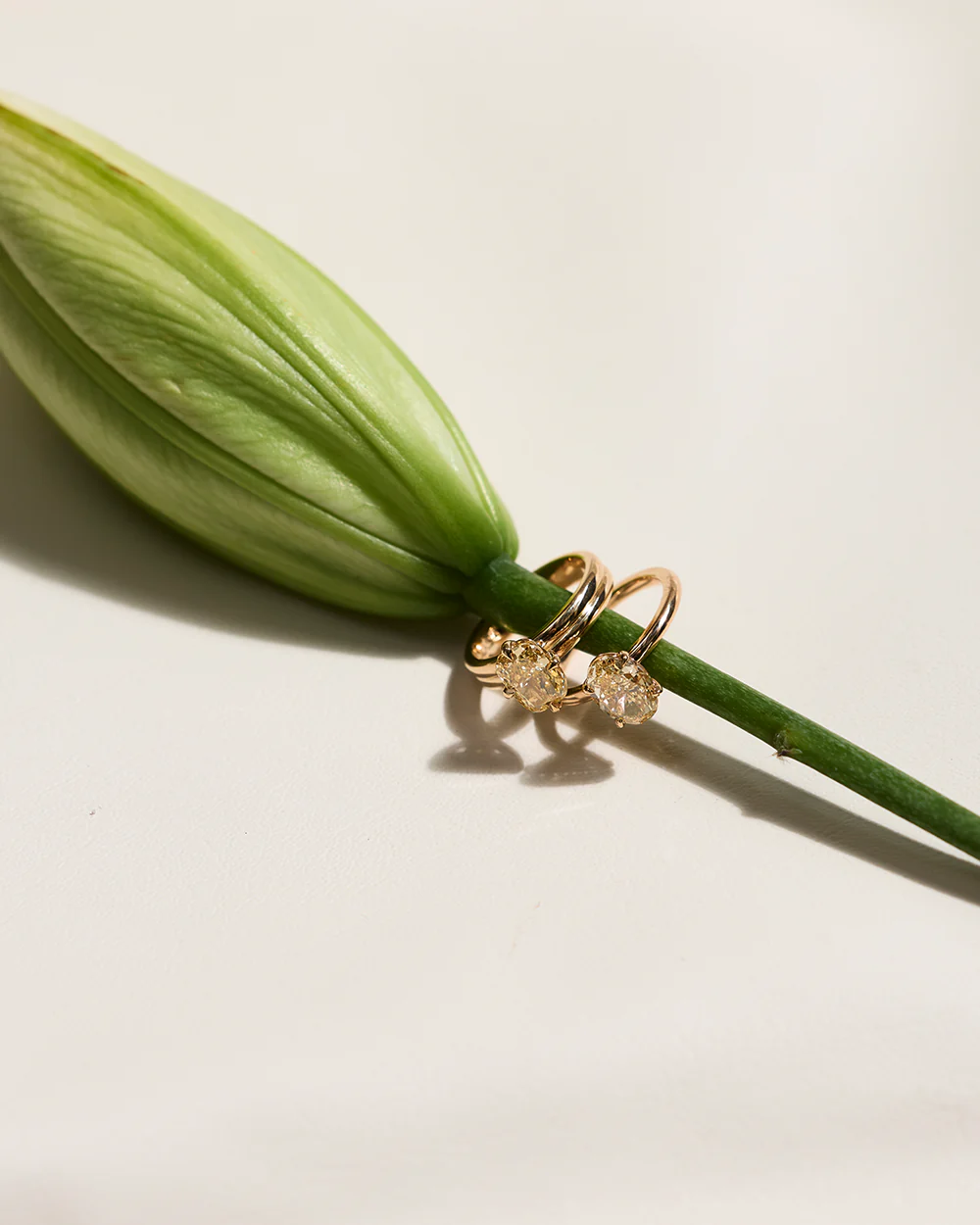 Grace 2.52ct Yellow Oval Diamond Engagement Ring - Image 12