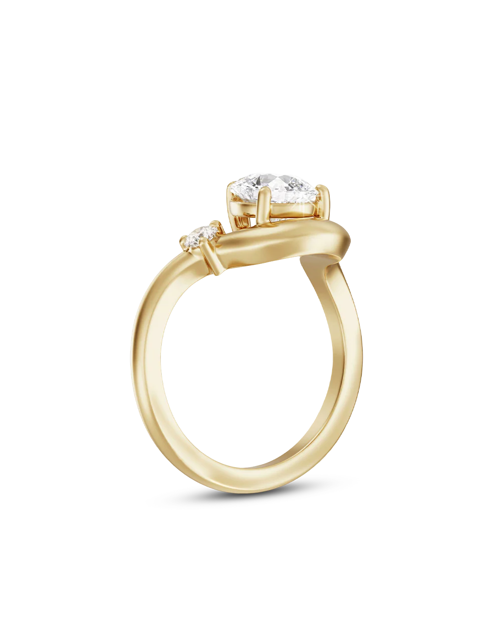 Helena 1.2ct Pear Diamond Engagement Ring - Image 9