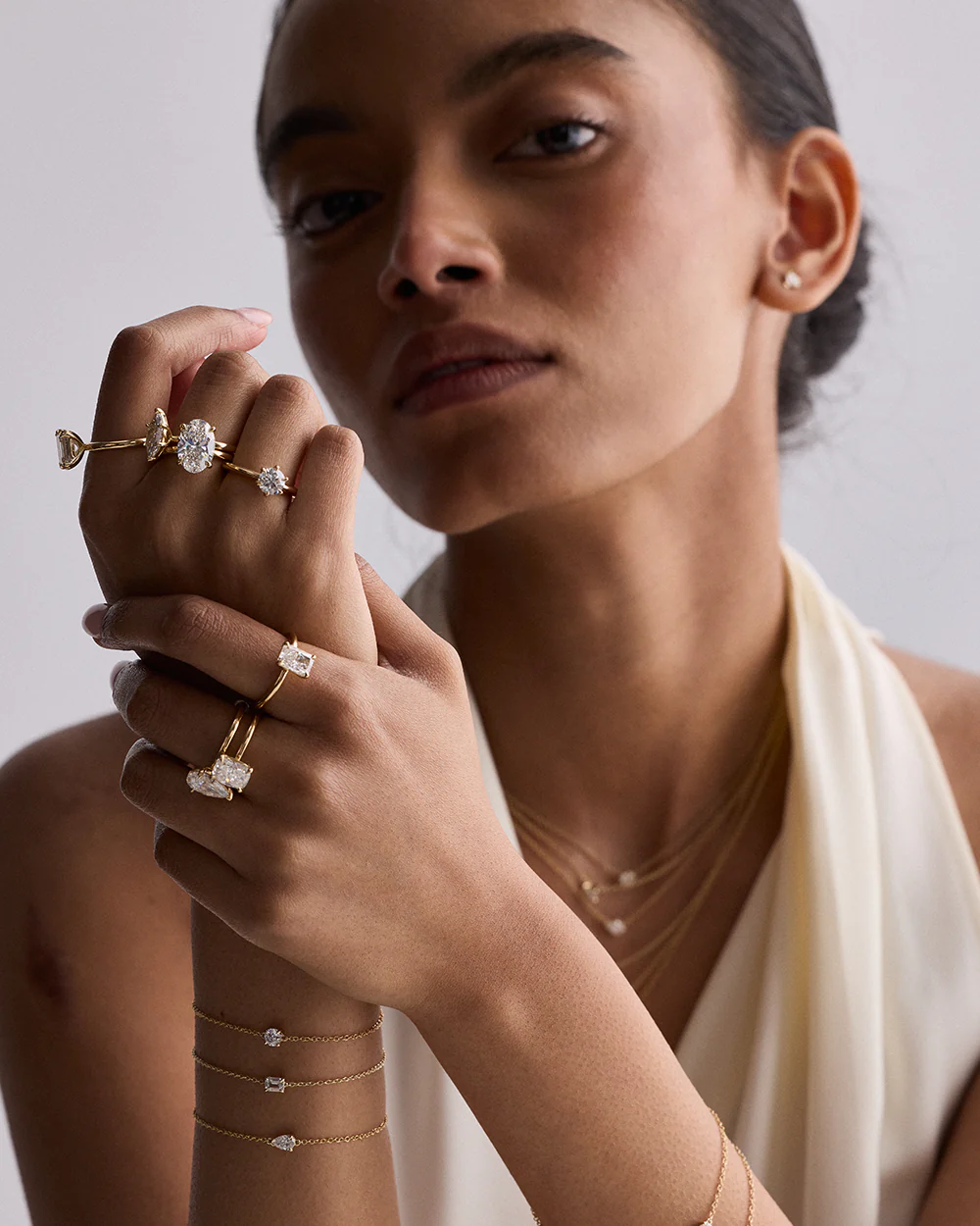 Jessica 1ct Brilliant Round Solitaire Diamond Ring - Image 5