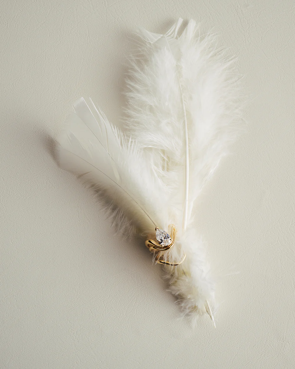 Leda 2.39ct Pear Diamond Engagement Ring - Image 6