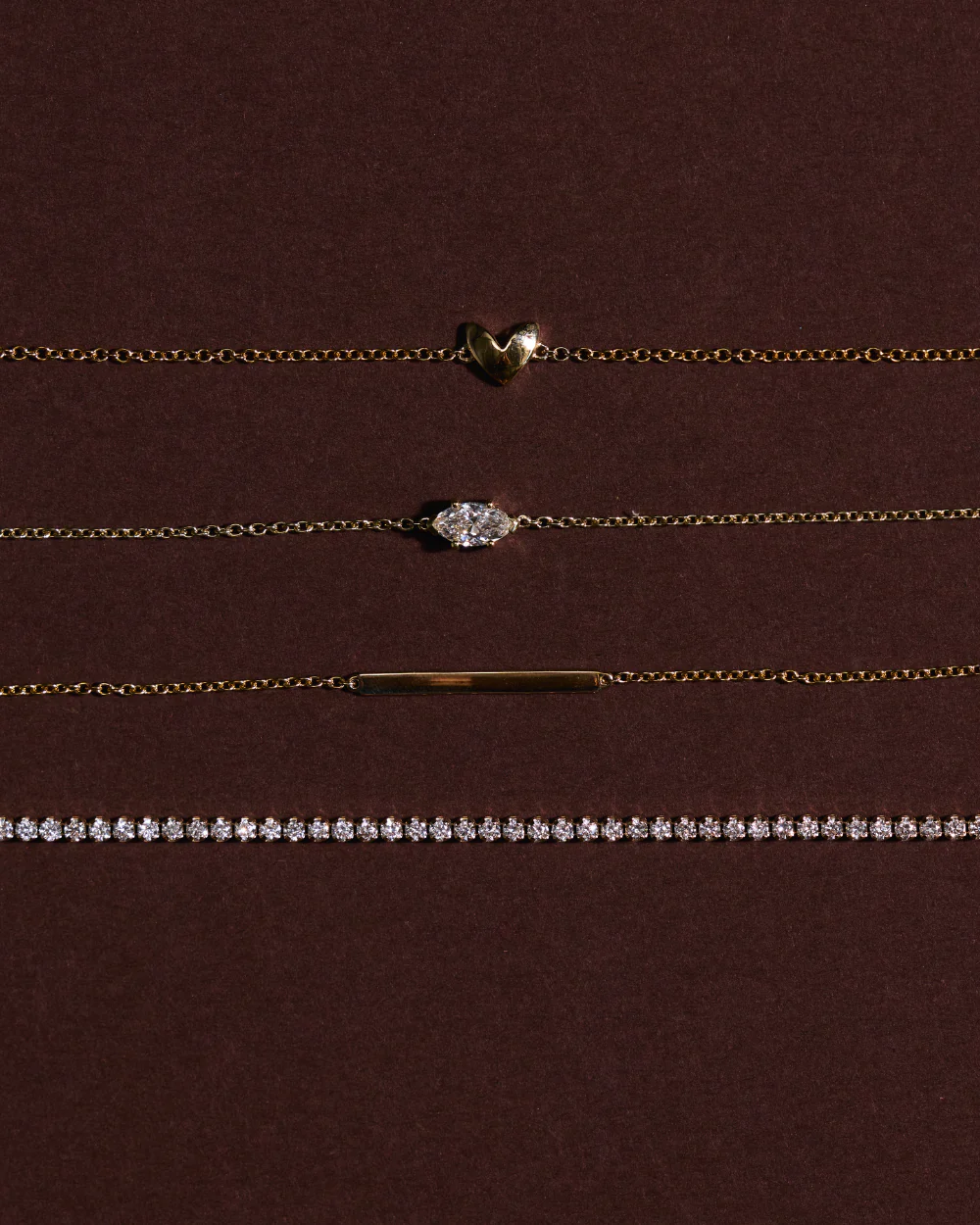 Petite Lab Grown Diamond Tennis Bracelet - Image 8